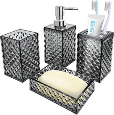 Set Accessori Bagno, 4 PEZZI