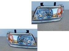 2 X FARO FANALE PROIETTORE ANTERIORE PER MITSUBISHI PAJERO SPORT H4 CORNICE crom