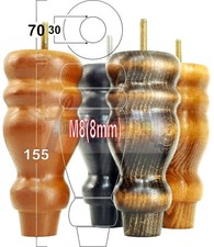 4 Gambe di Ricambio Tornite
