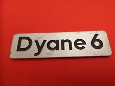 Fregio Scritta CITROEN Dyane 6 Originale Badge Logo