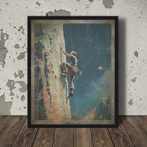 Vintage rock climber - vintage, da