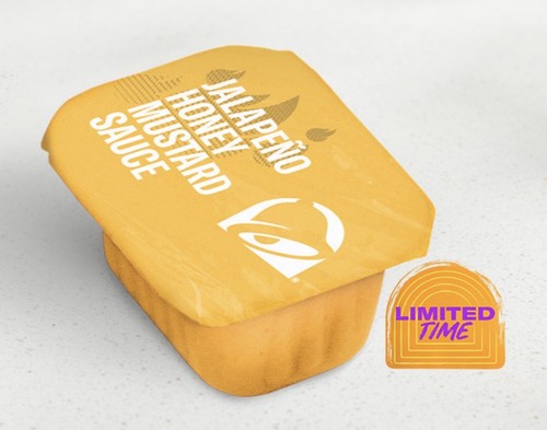 Taco bell new jalepeno honey - taco,