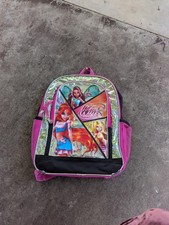 Zaino Winx Club Usato Da Collezione Rosa Bloom Stella Aisha 2013 Raro Htf