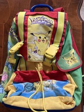 zaino scuola Pokemon Giochi Preziosi Nintendo 1999 con porta Game Boy