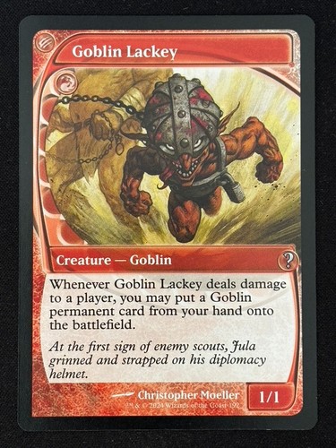 Mtg goblin lackey - 1x, (future