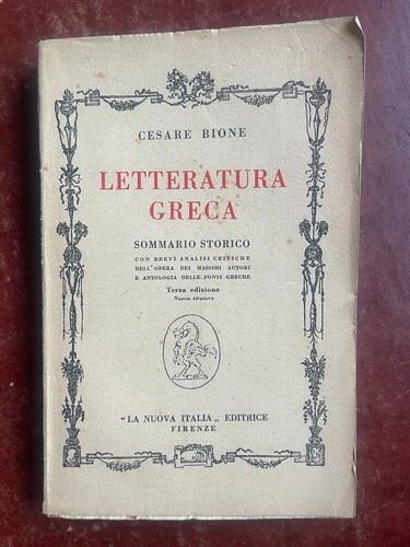 Cesare bione letteratura greca - cesare,