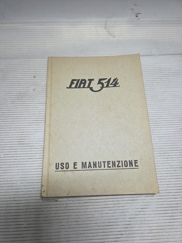 Libretto uso manutenzione - uso, e