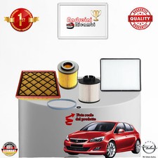 KIT TAGLIANDO 4 FILTRI OPEL ASTRA J GTC SW 1.7 CDTI 92KW 125CV DAL 2009 ->