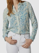 Top camicia donna Leema blu