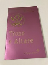 TRONO E ALTARE Paolo G. Caucci