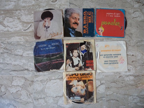 Dischi giri cantanti - giri, vari