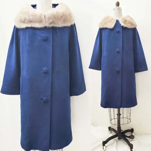 Cappotto lana blu profondo