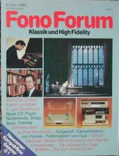 Fono Forum 6/84 Dual CS 630 Q