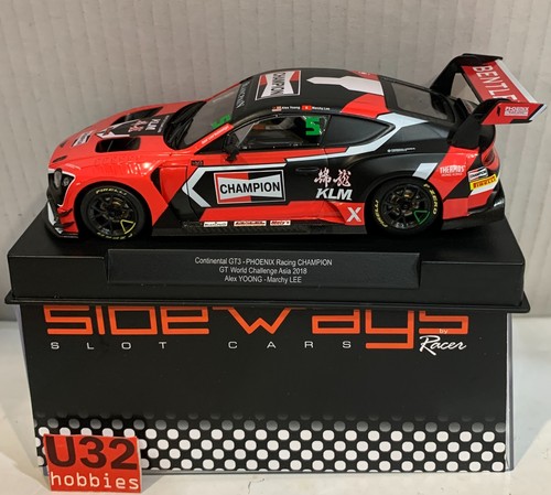 Slot car racer sideways - car,
