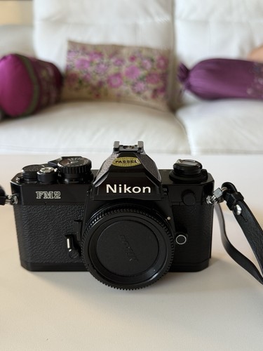 Nikon fm2 black corpo - black, macchina