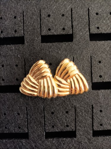 Orecchini gold con perno - gold,