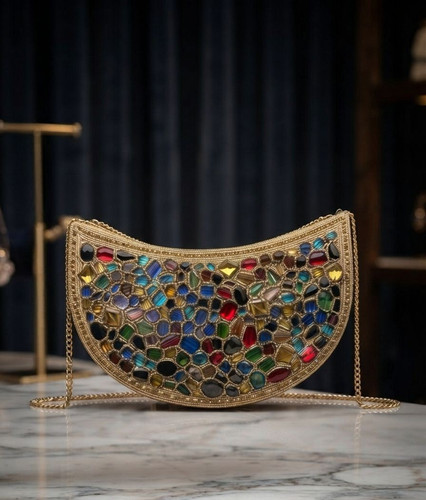 Pochette luna fatta mano - pochette, a
