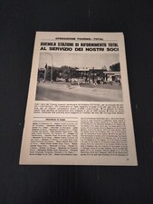 1970 DISTRIBUTORE BENZINA TOTAL 3 PAGINE PUBBLICITA PROPAGANDA