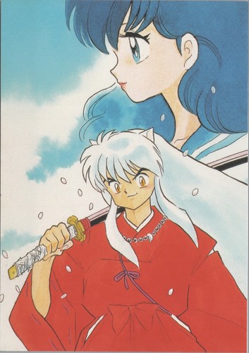 2004 inuyasha cartolina x - inuyasha,