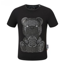 NUOVA MAGLIETTA MANICA CORTA GIACCA PELLE TIGRE TESCHIO LUPO PHILIP PLEIN PHILIPP