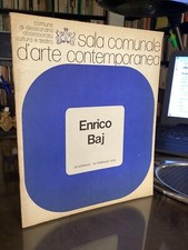 ENRICO BAJ - BROCHURE INVITO
