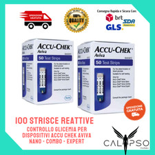 100 Accu Chek Aviva Strisce