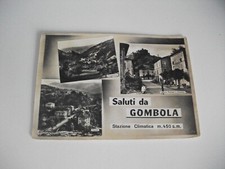 SALUTI DA GOMBOLA PONTE UFFICIO POSTALE E CASTELLO PANORA VESPA MODENA