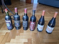 5 Bottiglie di vino da collezione