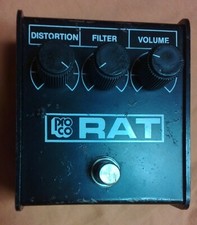ProCo Rat 1986 3-B Black Face LM308 distorsore vintage per chitarra RT-041363