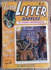 LORD LISTER RAFFLES - originale Nerbini 1947/48 - completo 70 dispense