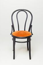 Sedia di Design in Velluto Arancio