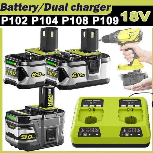 Batteria 18v 0ah per ryobi - 18v,