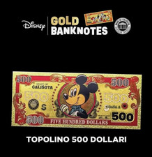 GOLD BANKNOTE TOPOLINO PANINI