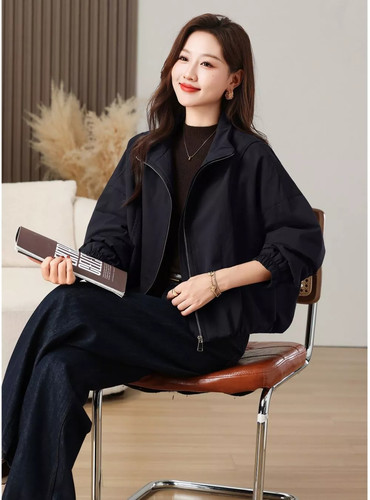 Giacca donna nera casual - giacca,