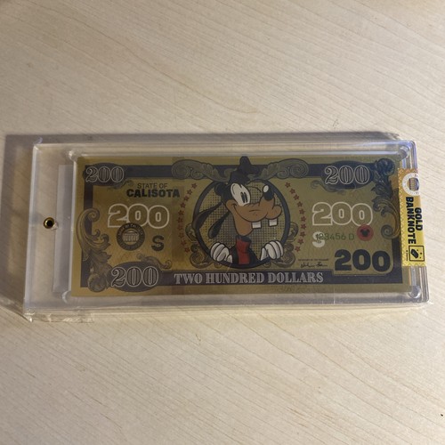 Banconota pippo gold banknote - banconota,