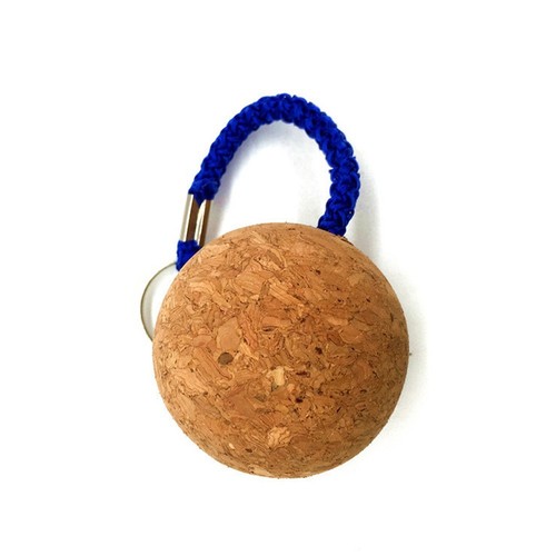 Portachiavi sfera sughero - portachiavi,