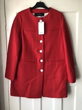 ZARA CAPPOTTO ROSSO GIACCA