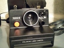 Polaroid 1000S Land Camera Macchina fotografica istantanea vintage Con custodia 
