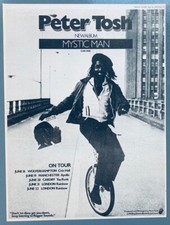 PETER TOSH 1979 POSTER