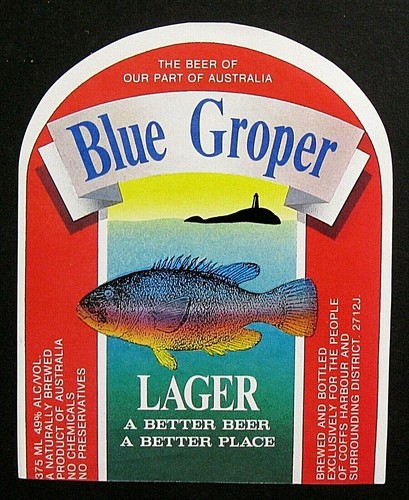 Geelong brewing blue - geelong, groper