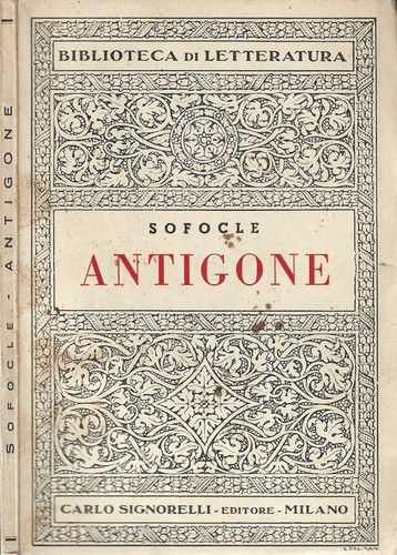 Antigone sofocle 1955 - sofocle., .