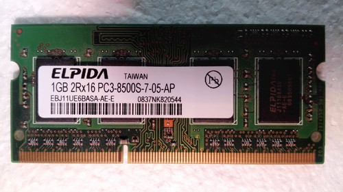 Elpida 1gb dimm ddr3 - elpida,