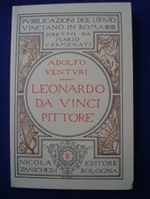 VENTURI-LEONARDO PITTORE-ISTITUTO STUDI VINCIANI-ZANICHELLI-ANASTATICA 1985