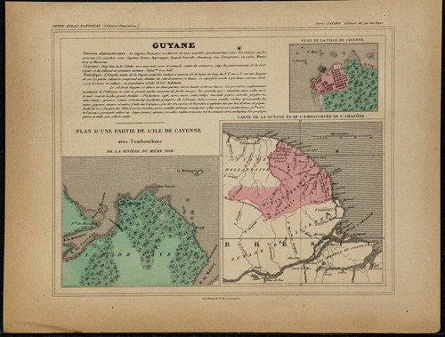 1880 piantina antico - -, cayenne