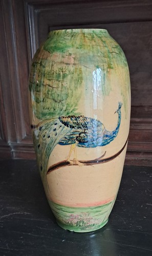 Vaso ceramica decorato a - in,