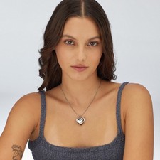 Collana Cuore Sagapo Acciaio