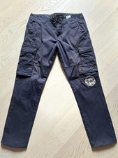 PANTALONE UOMO Cargo AERONAUTICA MILITARE TAGLIA 52 Colore Blu Scuro