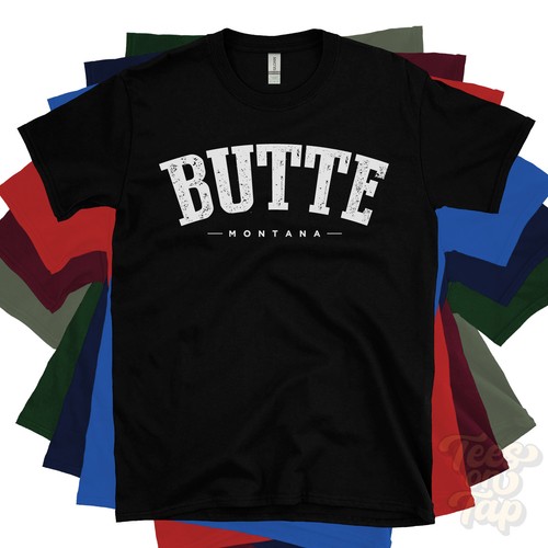Maglietta butte montana silver - butte,