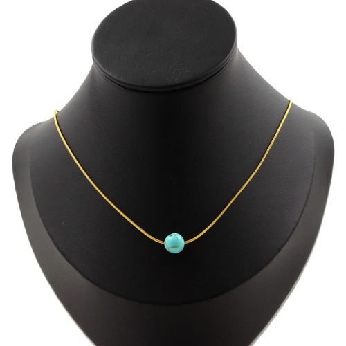 Collana perla howlite - 1,