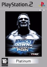 Platinum WWE SmackDown HERE COMES the PAIN Playstation PS2 edizione UK USATO